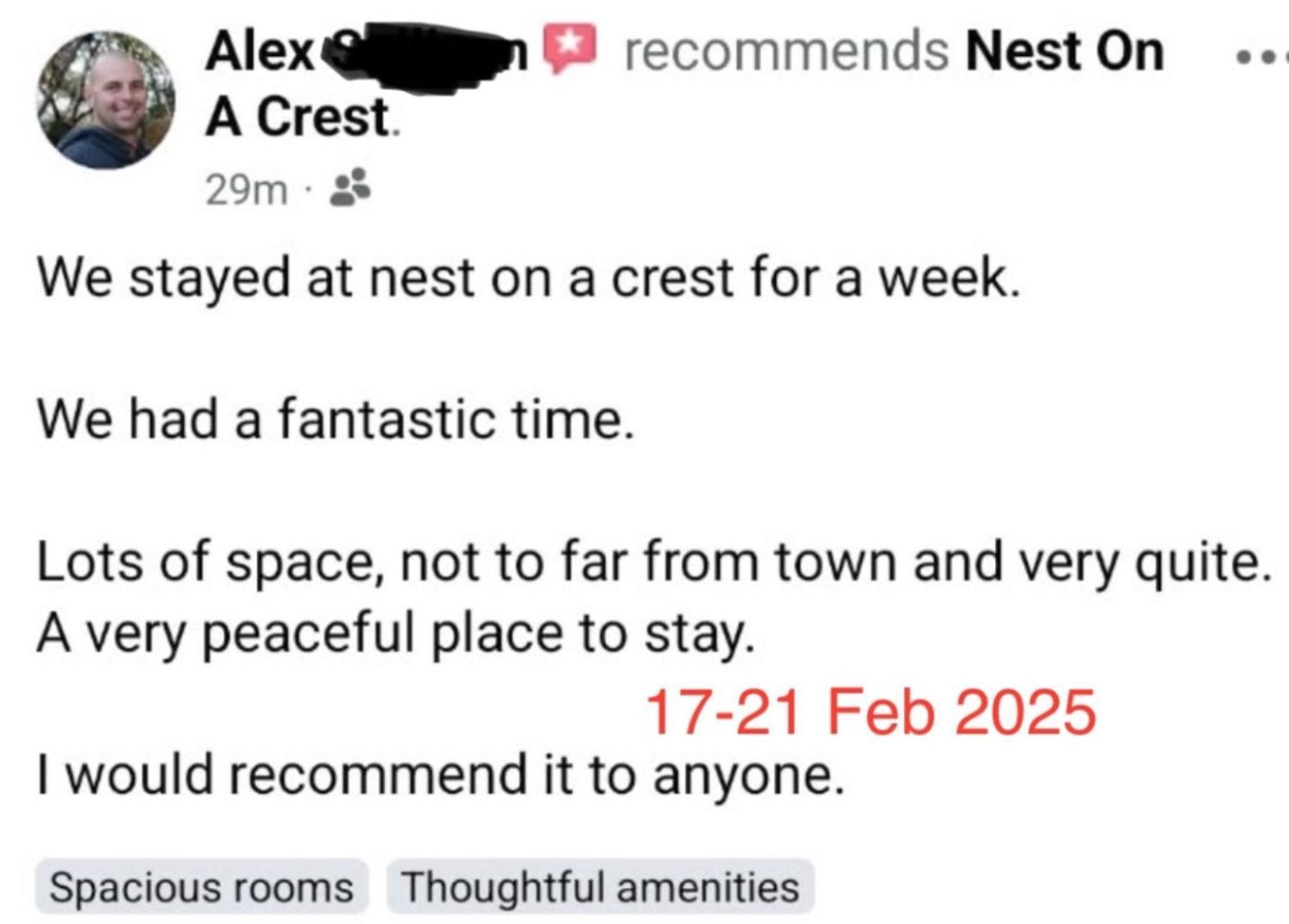 Nest On A Crest Villa Rye Exterior photo